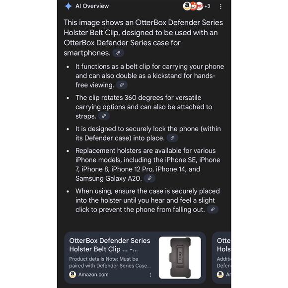 OtterBox Defender Series Holster Belt Clip iPhone Case
In Black - Picture 8 of 8